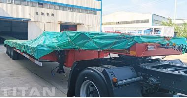 4 Axle Low Loader Trailer Will Ship to Senegal