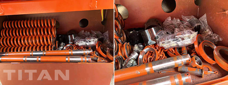 3 Axles end dump trailer