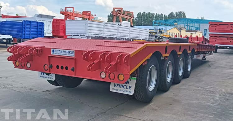 4 Axle Low Loader Trailer for Sale in Senegal