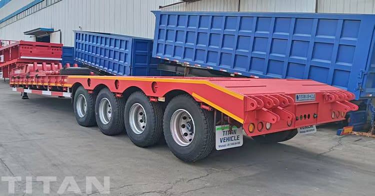 4 Axle Low Loader Trailer for Sale in Senegal