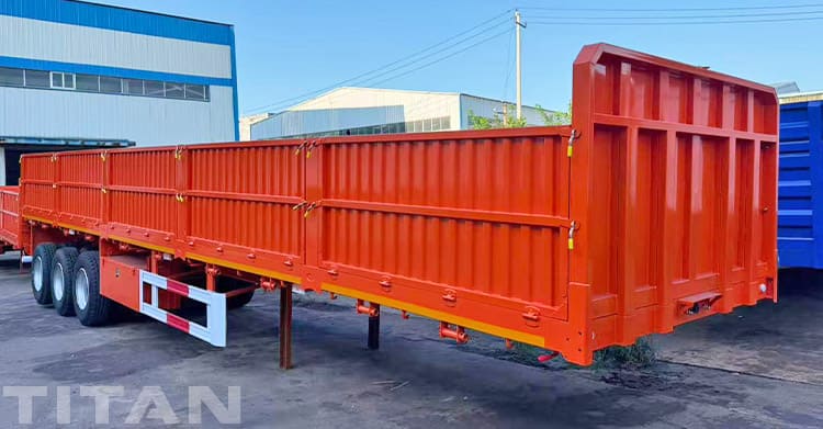 3 Axle Side Wall Cargo Semi Trailer for Sale in Senegal