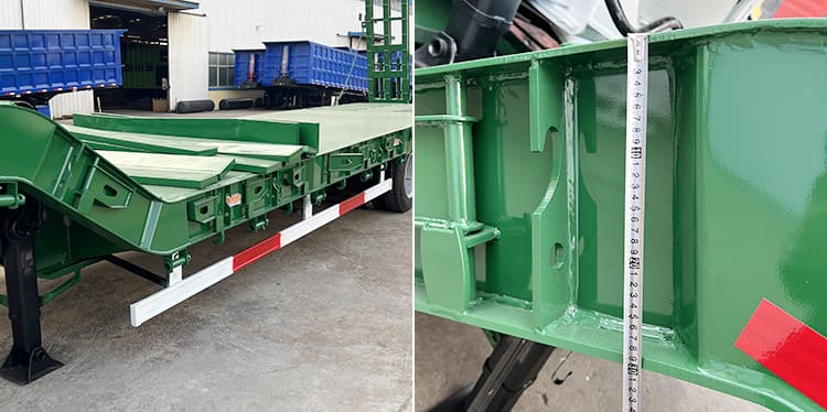 40Ft 100 Ton Low Bed Trailer Price | Low Bed Semi Trailer for Sale in Senegal