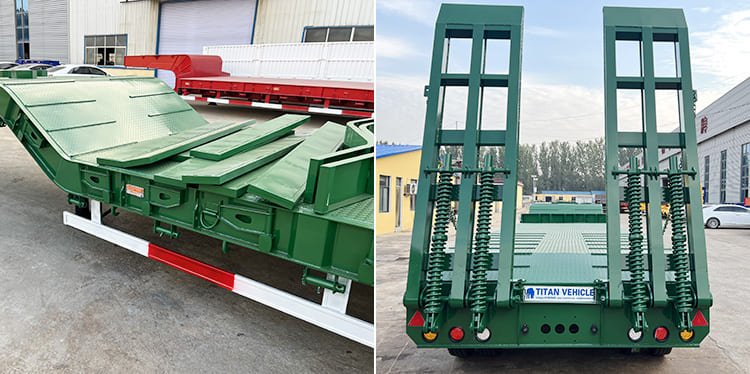 40Ft 100 Ton Low Bed Trailer Price | Low Bed Semi Trailer for Sale in Senegal