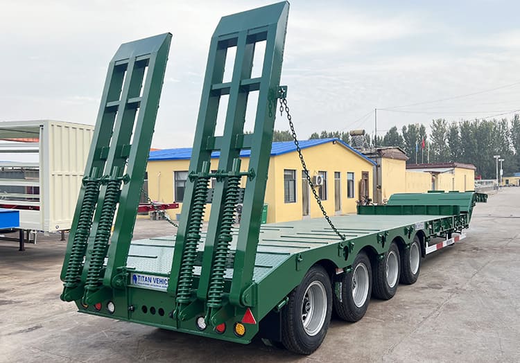 40Ft 100 Ton Low Bed Trailer Price | Low Bed Semi Trailer for Sale in Senegal