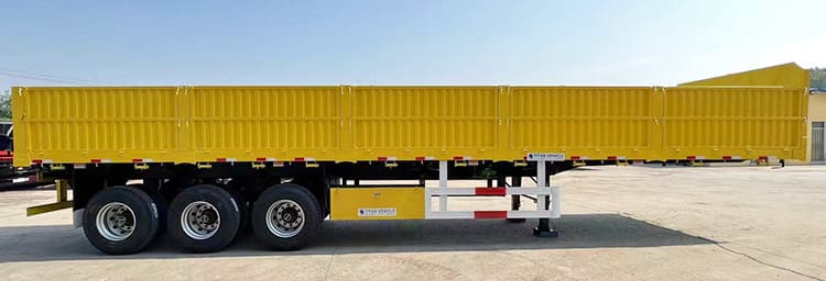 3 Axle Side Wall Semi Trailer for Sale in Senegal Kalolack