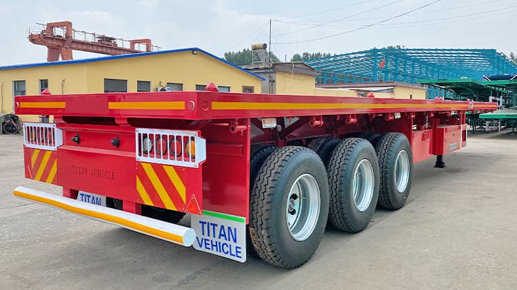 New 40 Feet Flatbed Trailers for Sale in Senegal