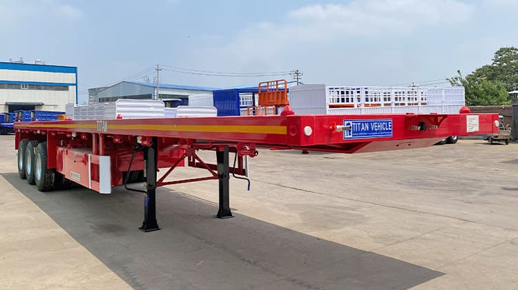 New 40 Feet Flatbed Trailers for Sale in Senegal