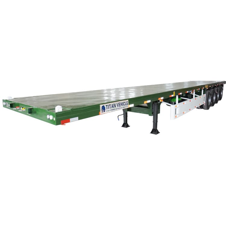 4 Axle Flatbed Trailer Price