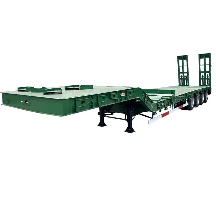 40Ft 100 Ton Low Bed Trailer Price 